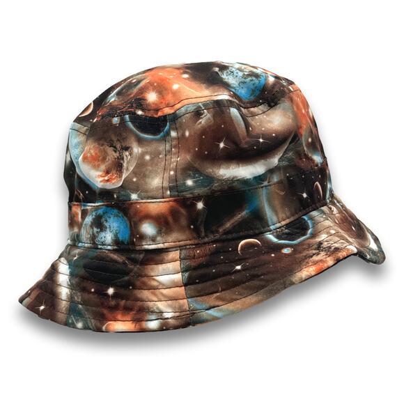 Fisherman Bucket Hat Universe Cosmos Galaxy Graphic Print Outdoor Hiking Cap - Picture 4 of 5